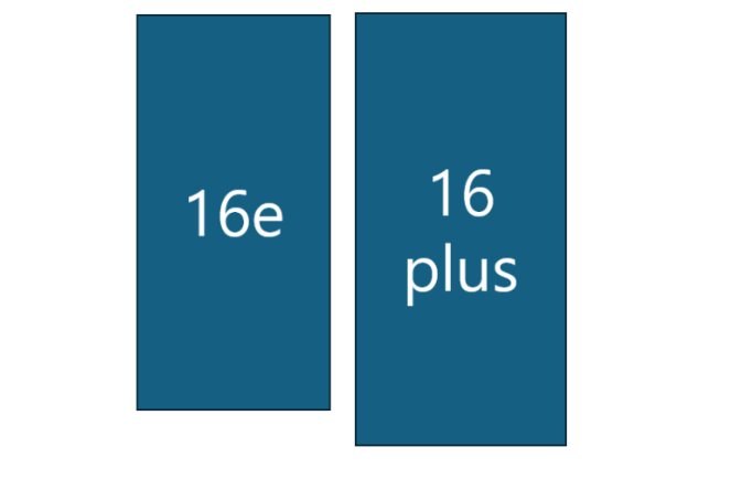 아이폰16e vs 아이폰16 플러스