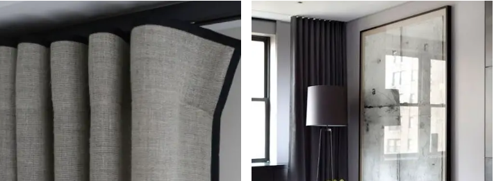 리플폴드 커튼 및 휘장