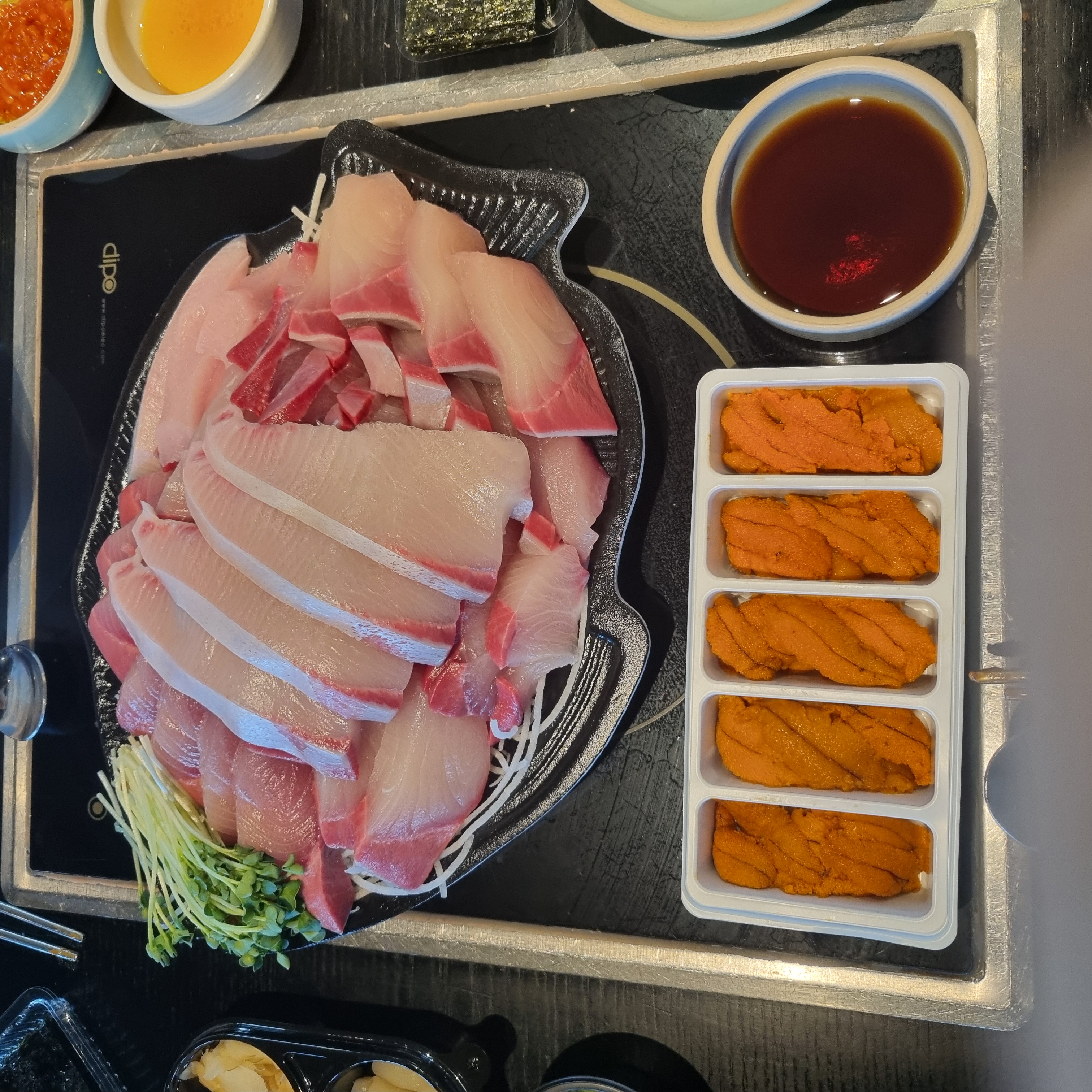 방어회와 우니