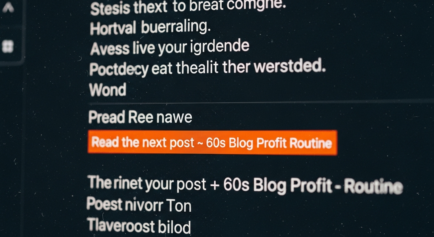 행동 유도형 결론 작성 화면