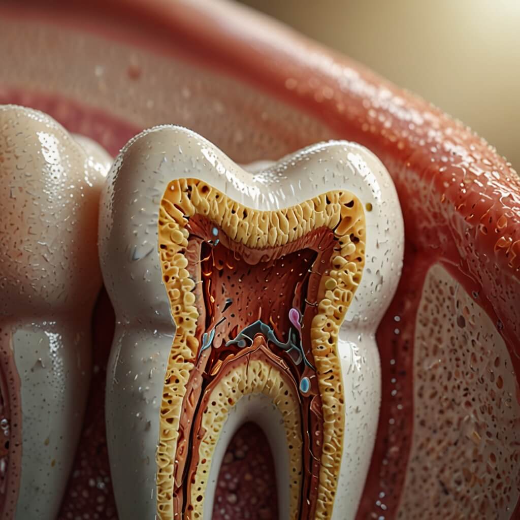 충치가-생긴-치아