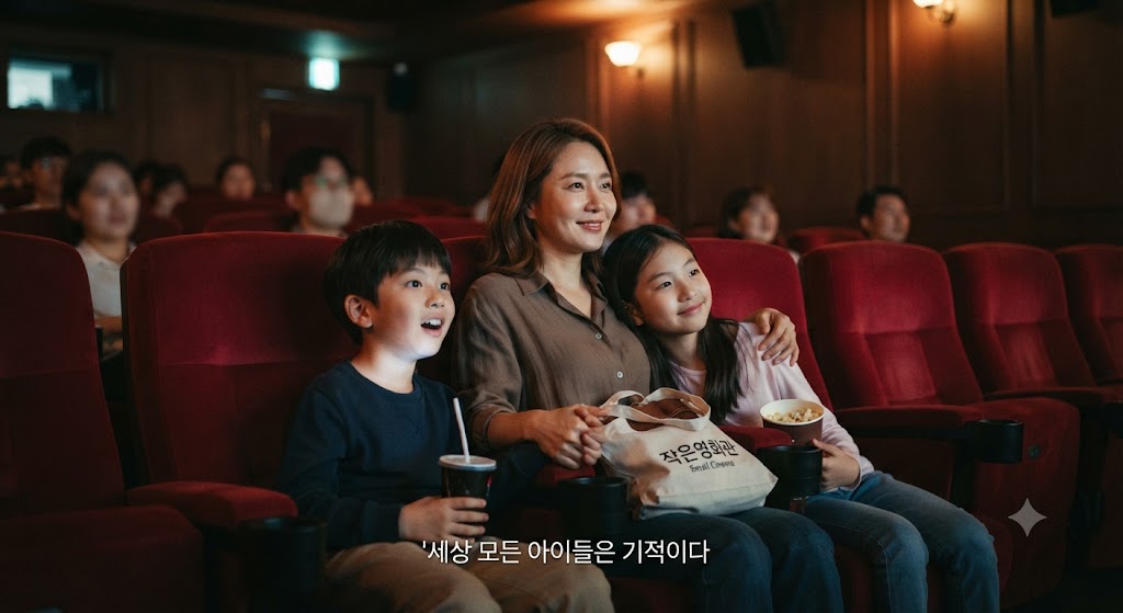 문화누리카드로 영화관에서 영화보는 한부모가족