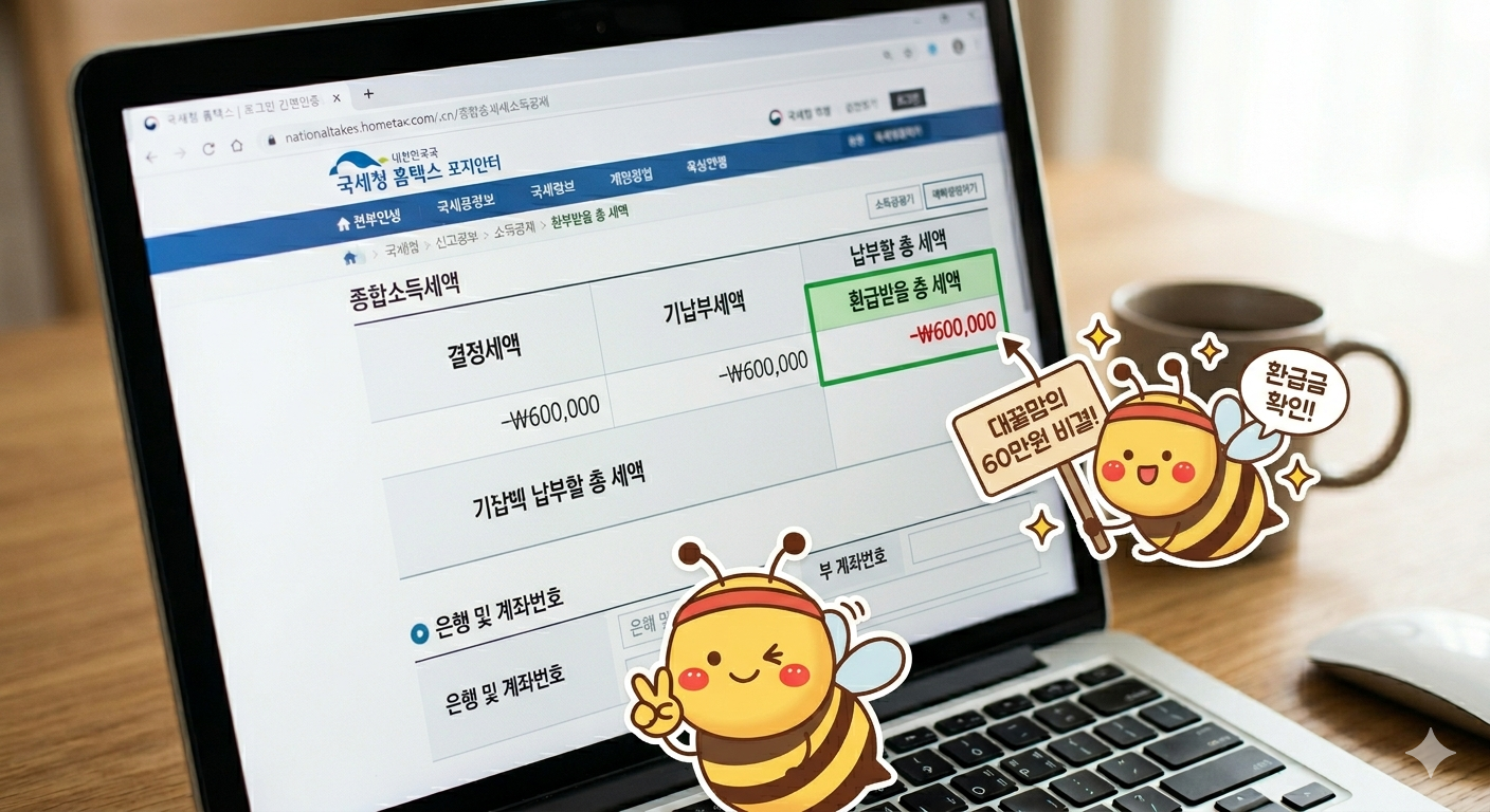 최종 환급 세액 확인 방법