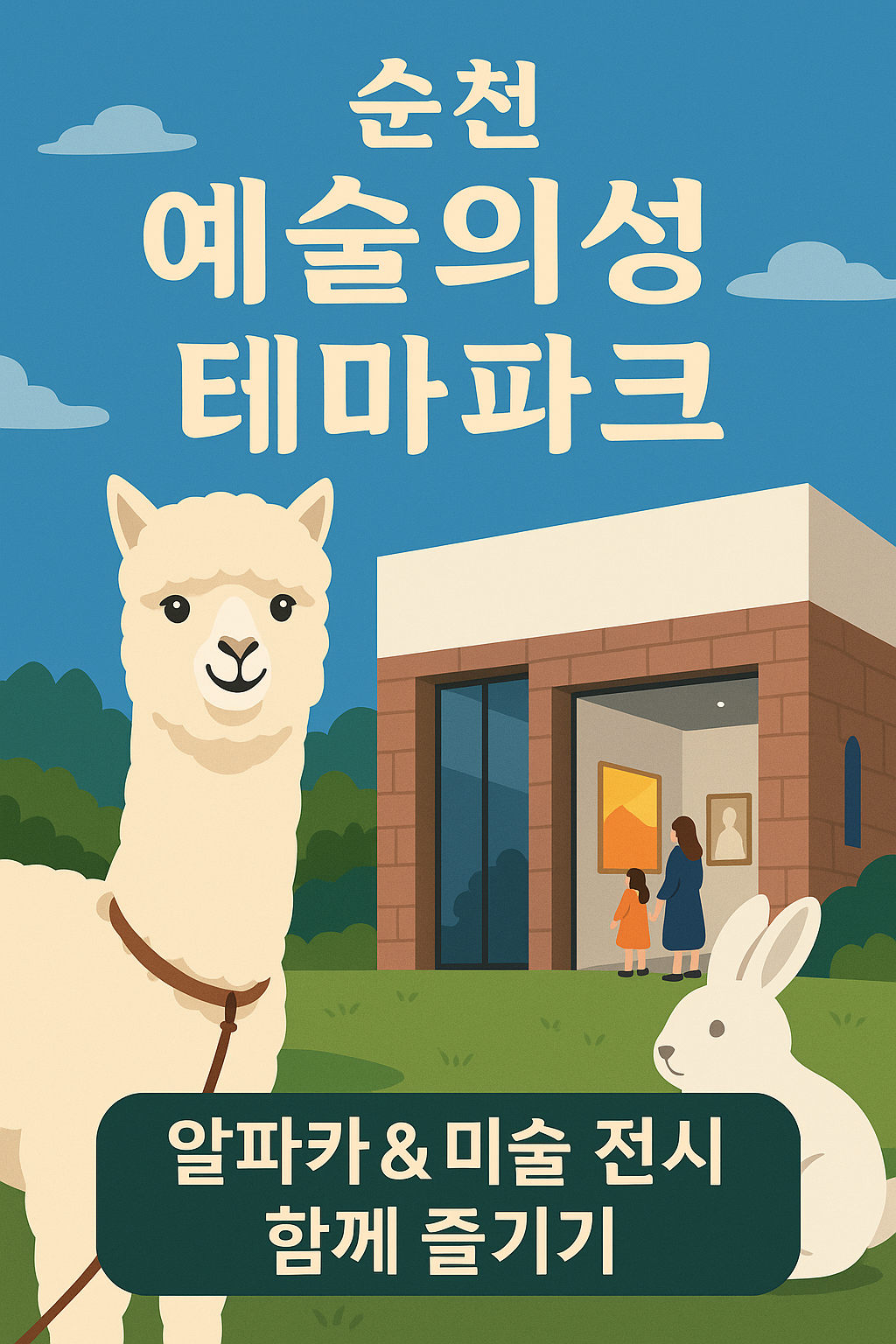 순천에서 만나는 감성+동물 체험, 예술의성 테마파크 완전 정복