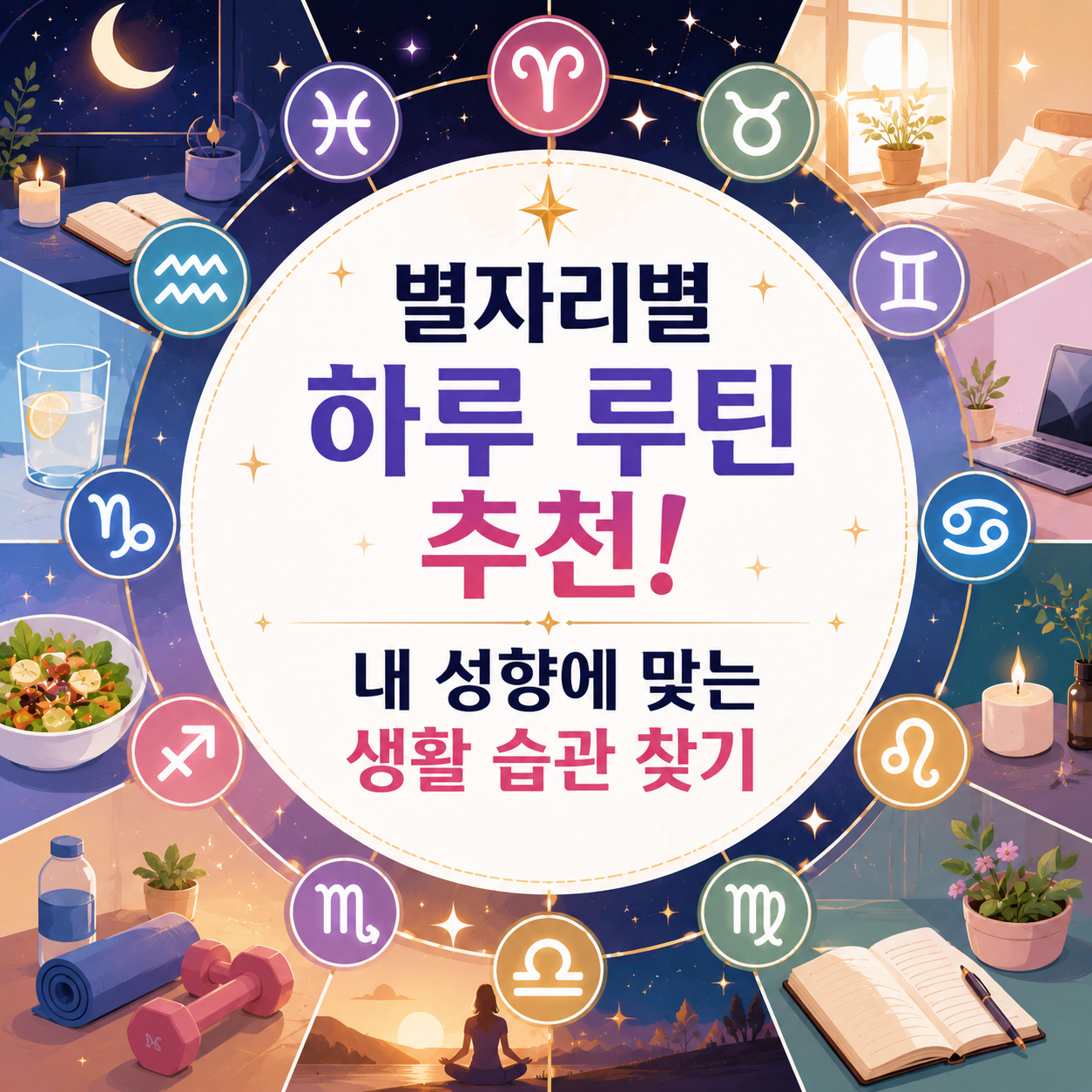 별자리별 하루 루틴