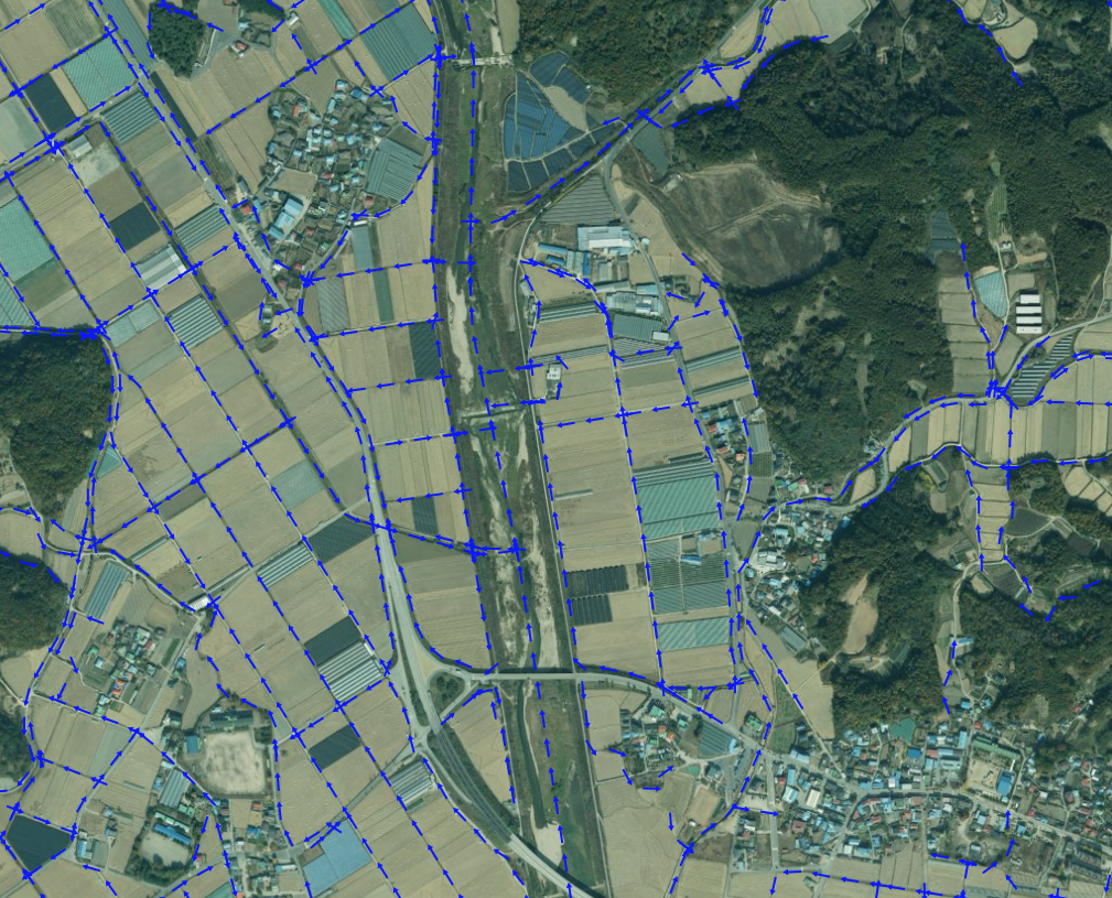 하천중심선 Flow Direction