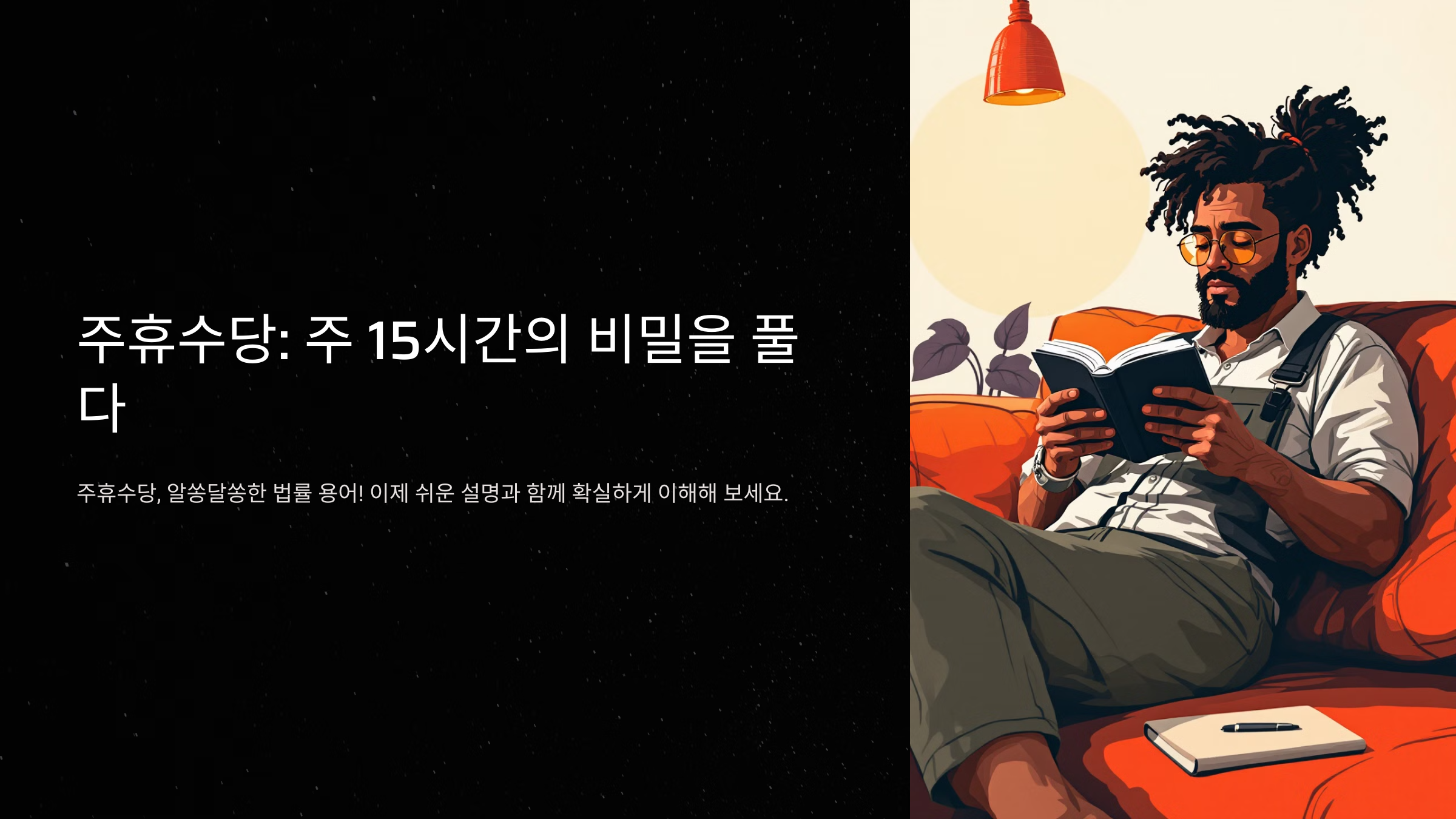 주휴수당 뜻 한 번에 이해하기 주 15시간의 비밀