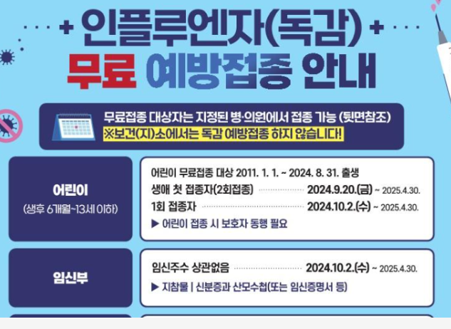 연수구 독감 코로나