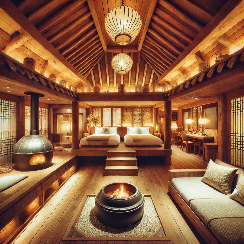 에버랜드 숙박 온돌