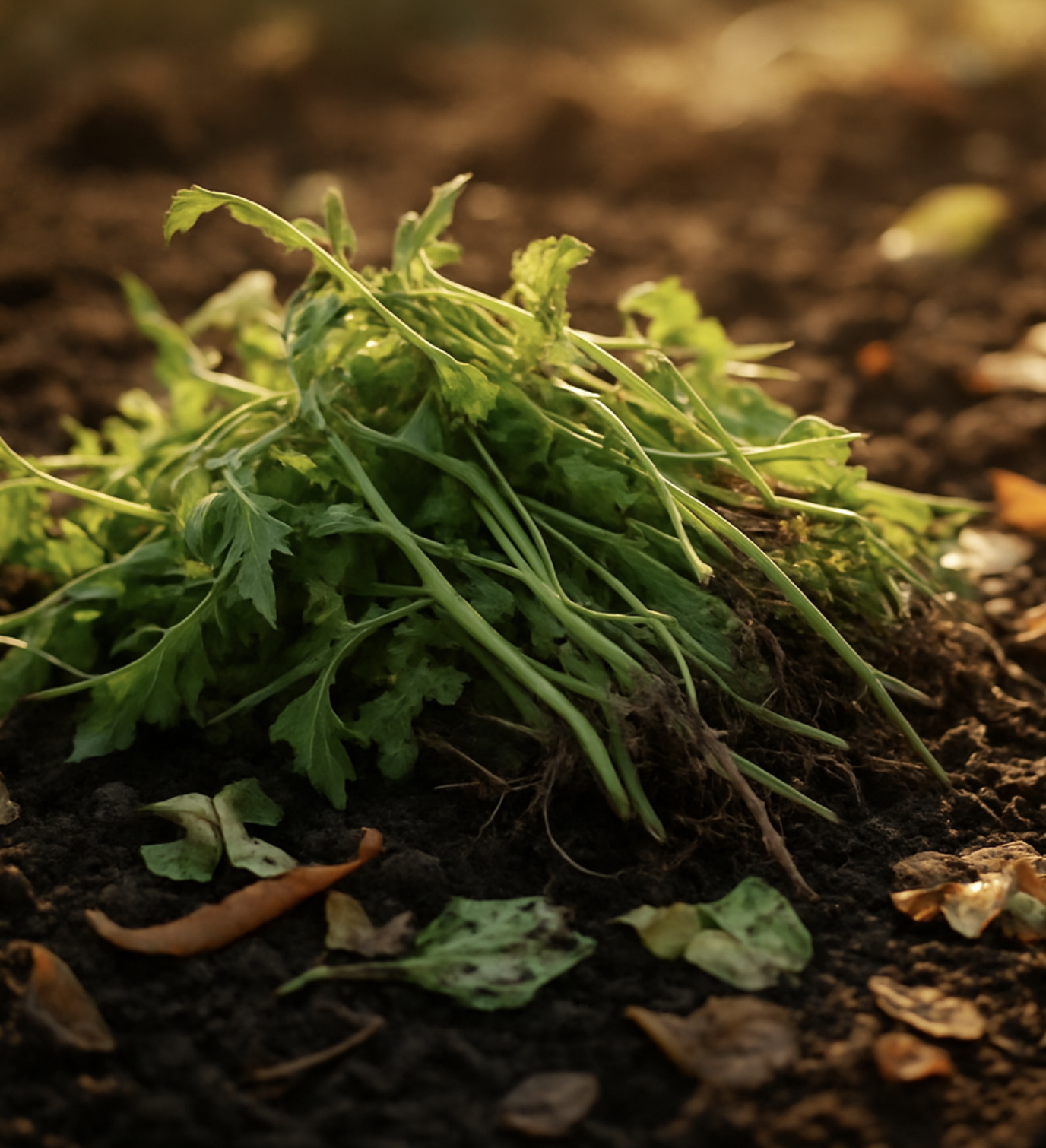 뽑아낸 망초, 그냥 두면 큰일 나요