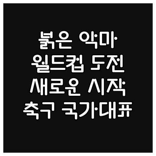 한국 축구 국가대표팀, 월드컵을 향한