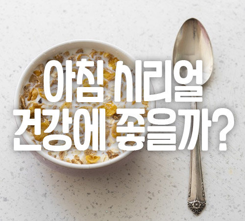 아침 시리얼 건강