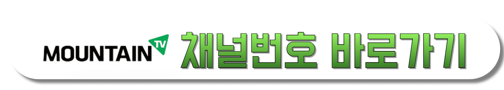 마운틴TV-채널번호-바로가기