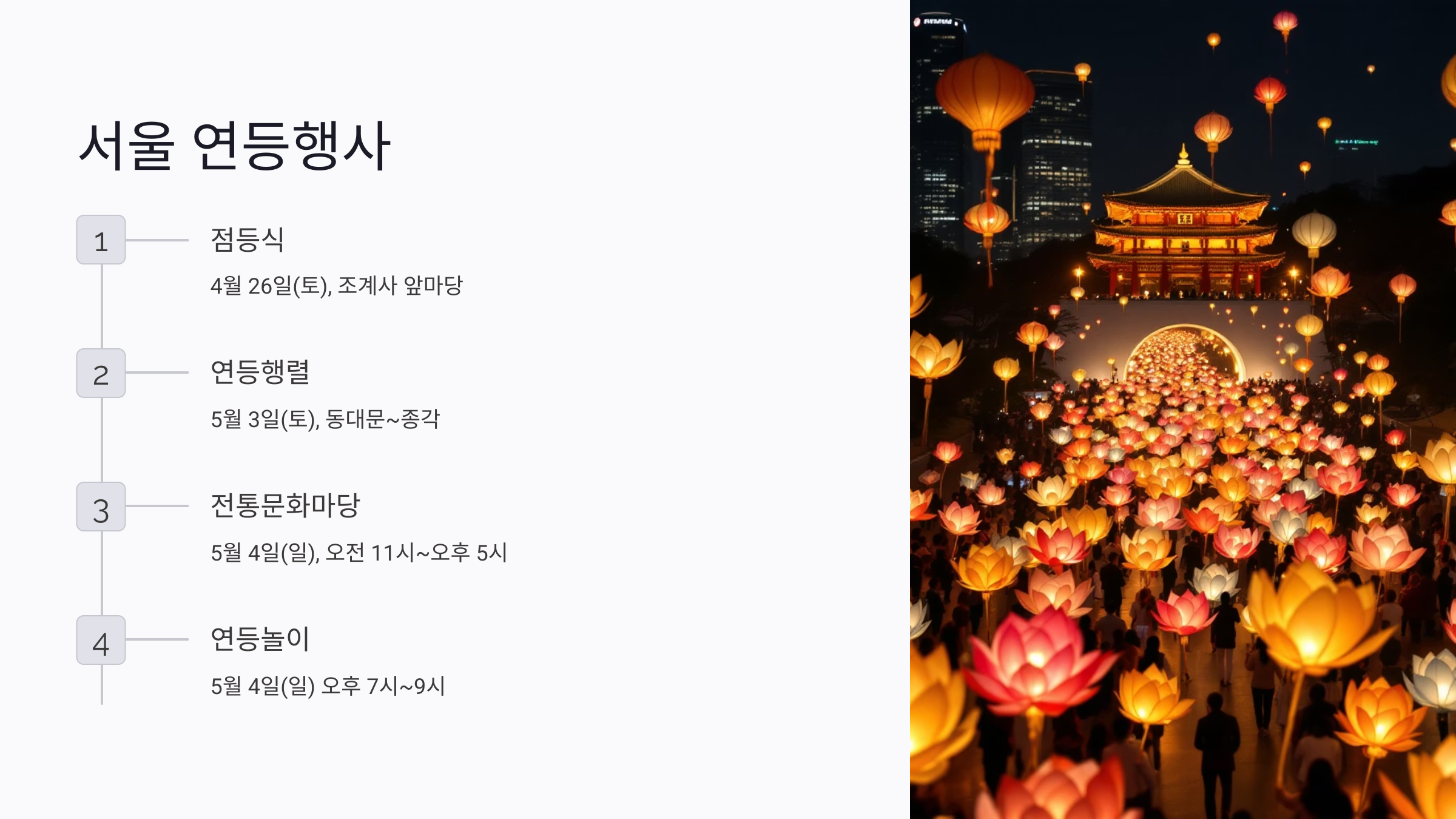 부처님 오신날 연등행사