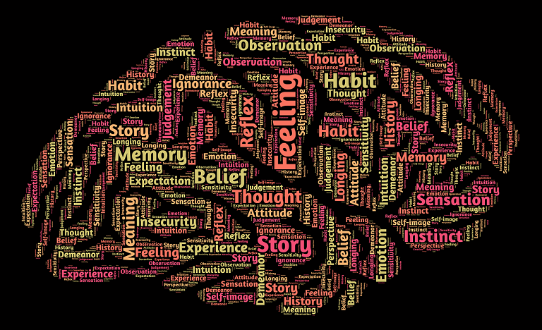 뇌 스트레스 감정 이미지