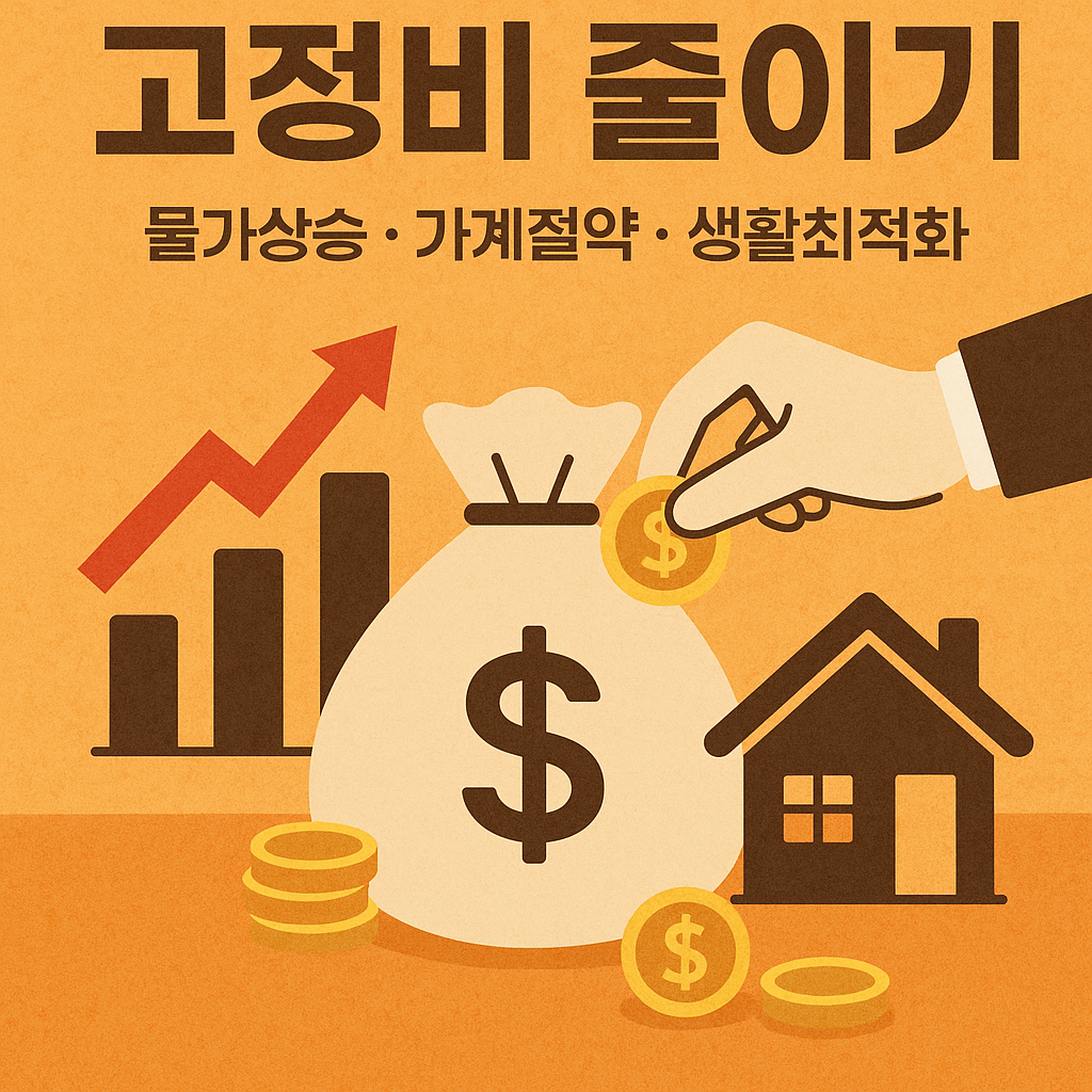 고정비 줄이기 이미지