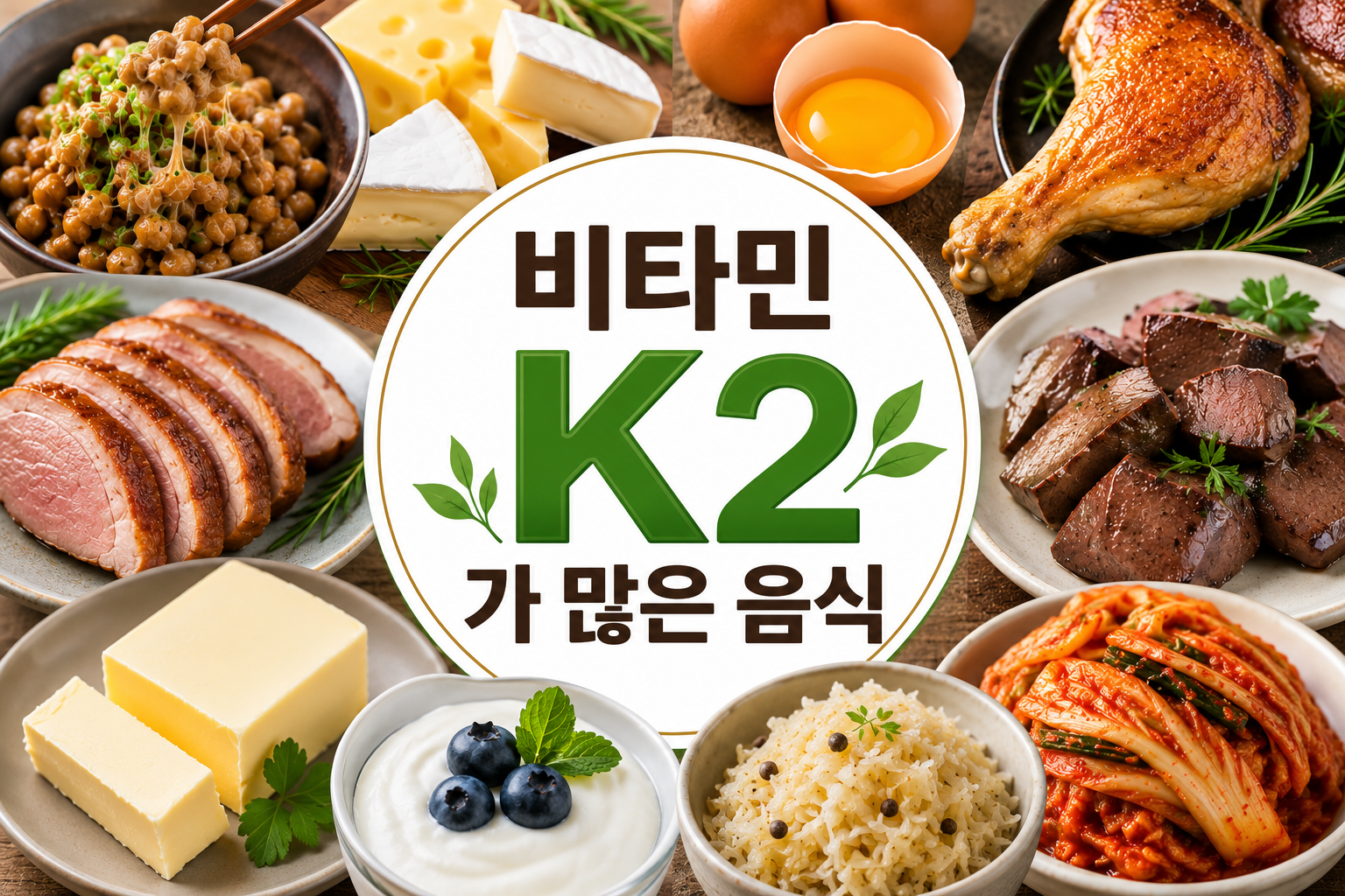 비타민 K2가 많은 음식