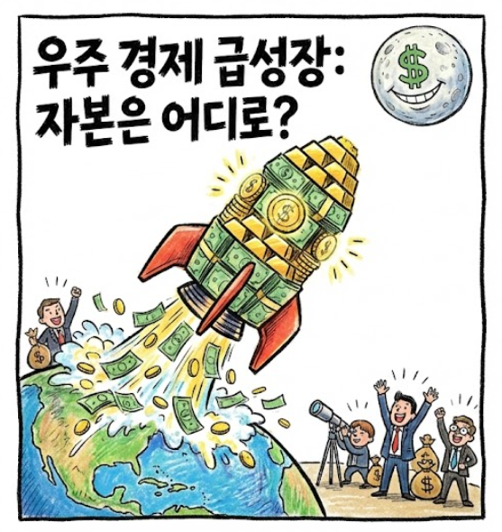 우주 경제 급성장 분석 민간 자본은 지금 어디로 향하고 있을까