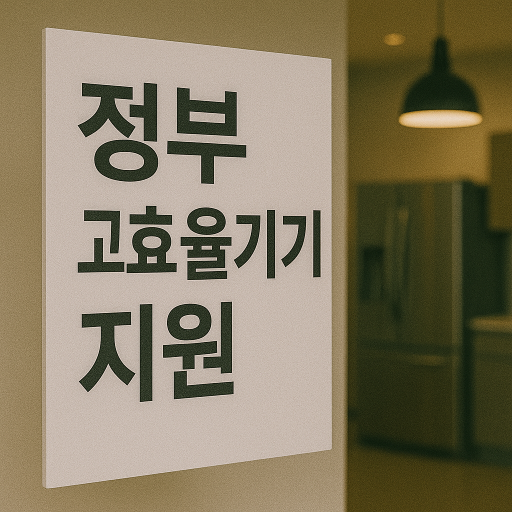 정부 고효율기기 지원