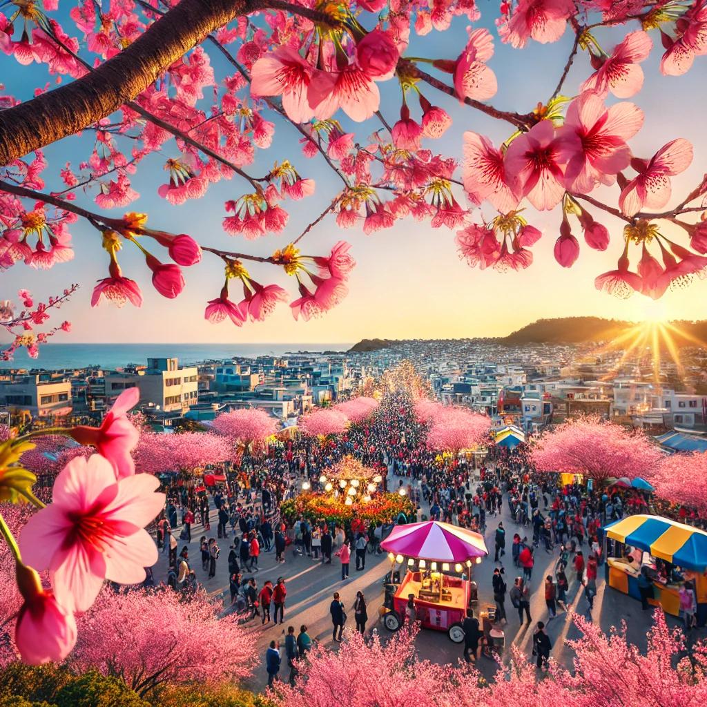 제주 벚꽃축제 서귀포
