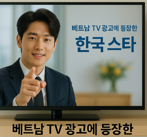 베트남 TV 광고에 등장한 한국 스타 분석