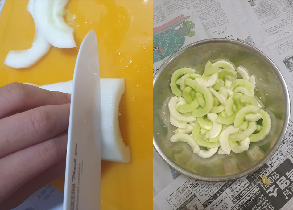 노각 김치 사진 3