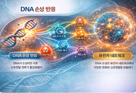 DNA 손상 반응과 유전자