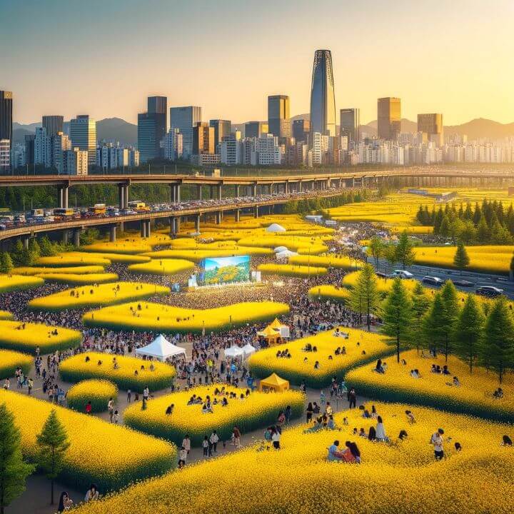 유채꽃 개화시기