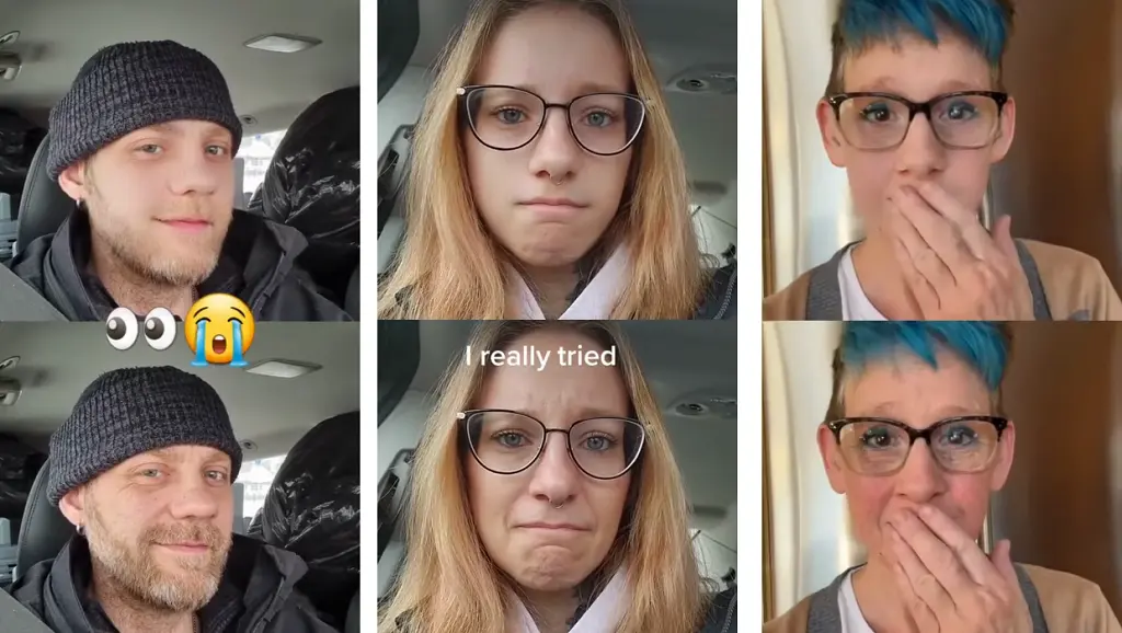 엄마를 울려버린 틱톡(TikTok) 10대 필터 사용 후 만감이 교차했다.