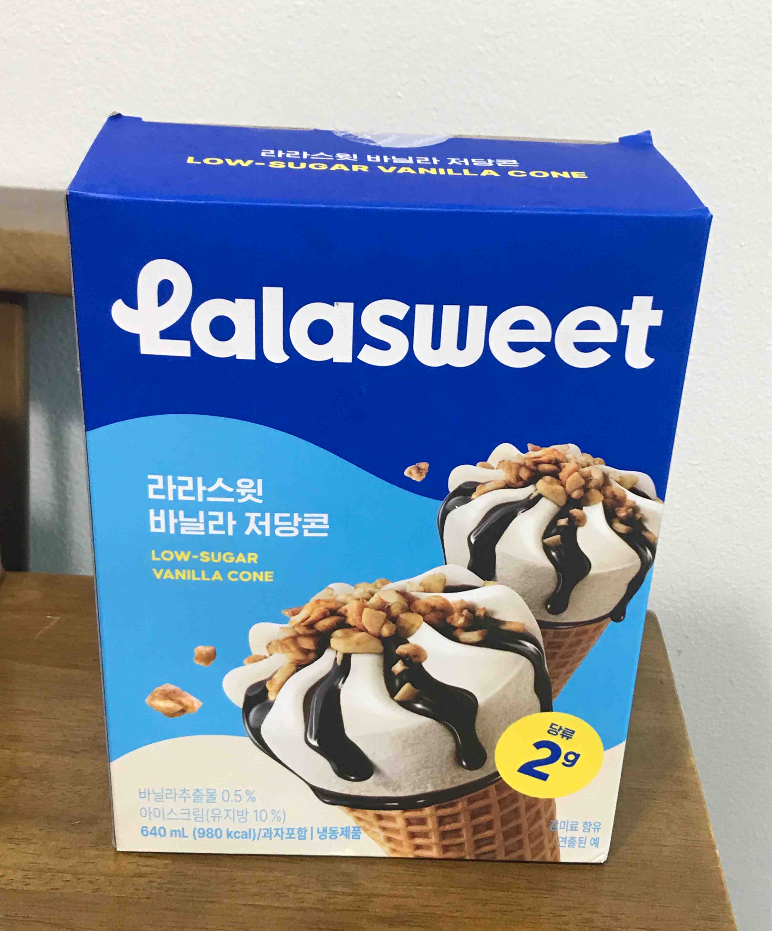 라라스윗 저당콘 바닐라 박스