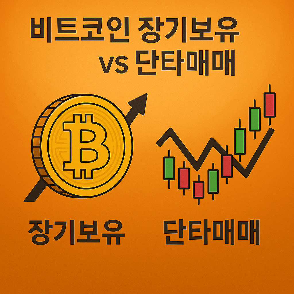 비트코인 장기보유 대 단타매매