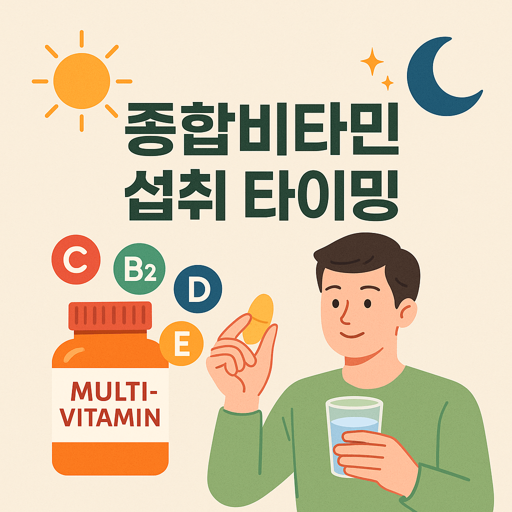 종합 비타민 올바른 복용방법