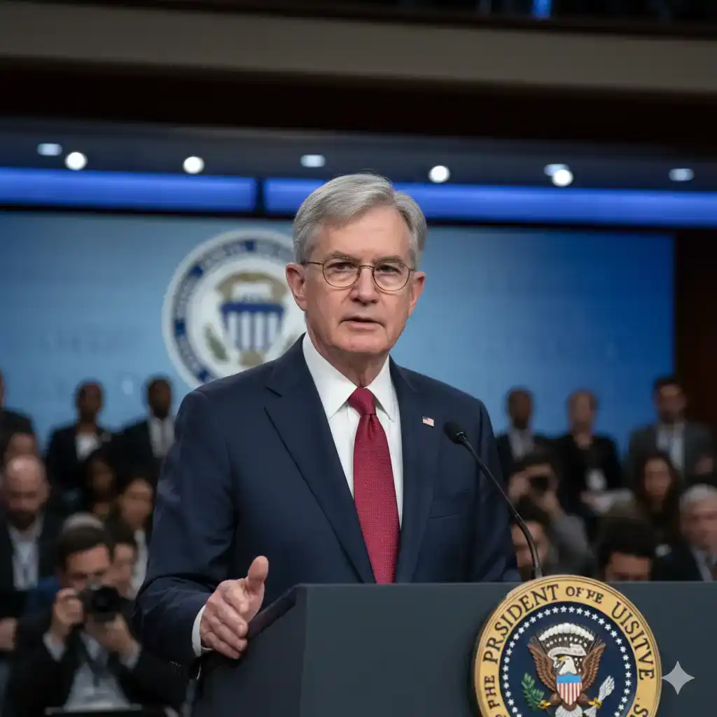 파월 의장의 발언 모습