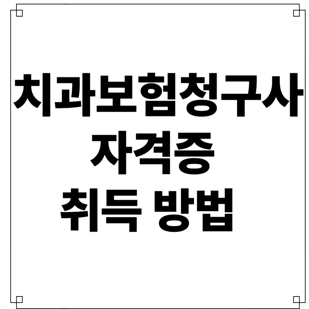치과보험청구사