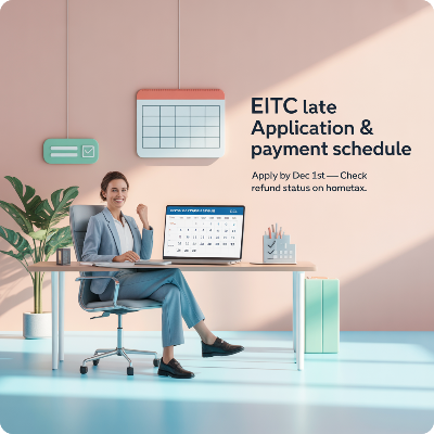 근로장려금 기한후 신청 지급일 이미지