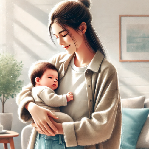 아기를-안고-있는-엄마