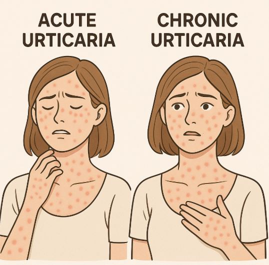 급성,만성 두드러기 관련 이미지