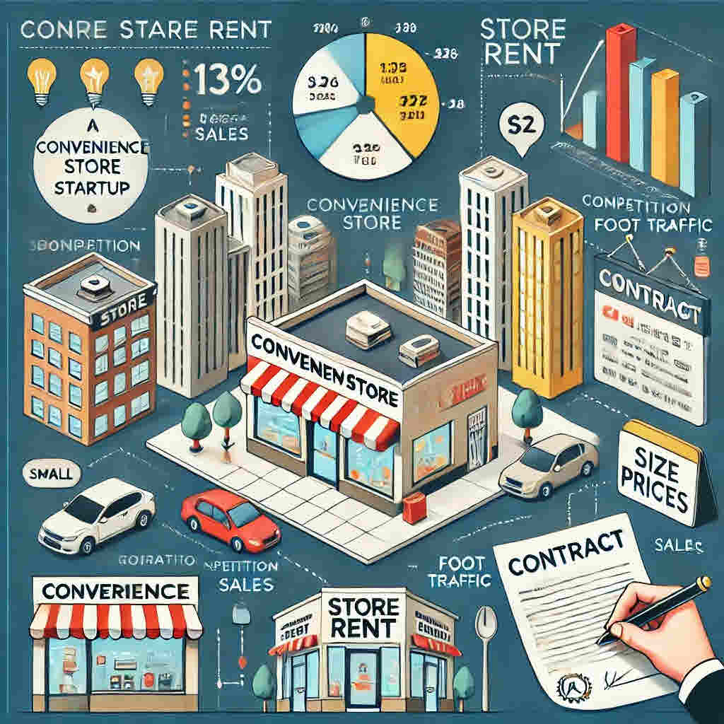 편의점 창업시 필요한 비용의 예시