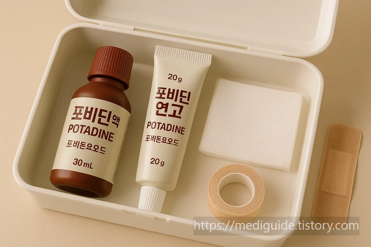 포타딘액과 연고, 뭐가 다를까? 상황별 올바른 선택 가이드