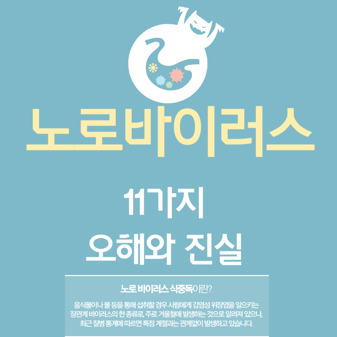 노로바이러스에 대한 오해와 진실 11가지