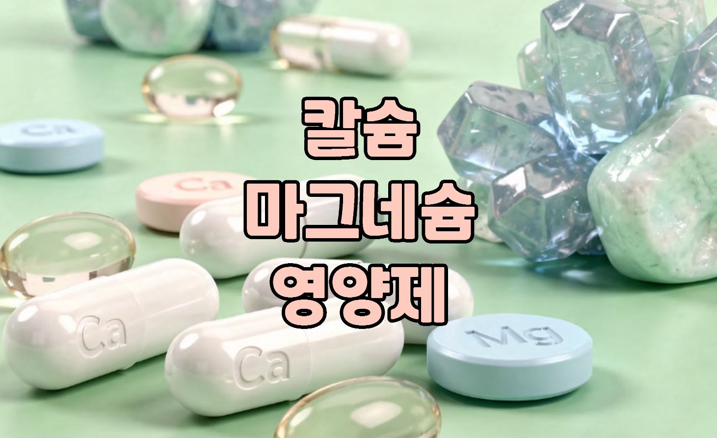 칼슘 마그네슘 영양제 핵심정리