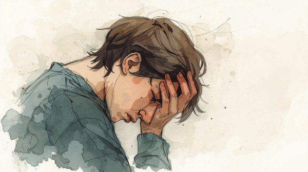 INTP는 호기심이 많고 논리적인 탐구자이지만 동시에 스스로에 대한 평가가 엄격한 유형입니다. 순간의 부주의나 판단의 실수로 인해 다른 사람에게 영향을 주었다고 느낄 때 죄책감이 오래도록 마음에 남습니다에 관한 그림입니다