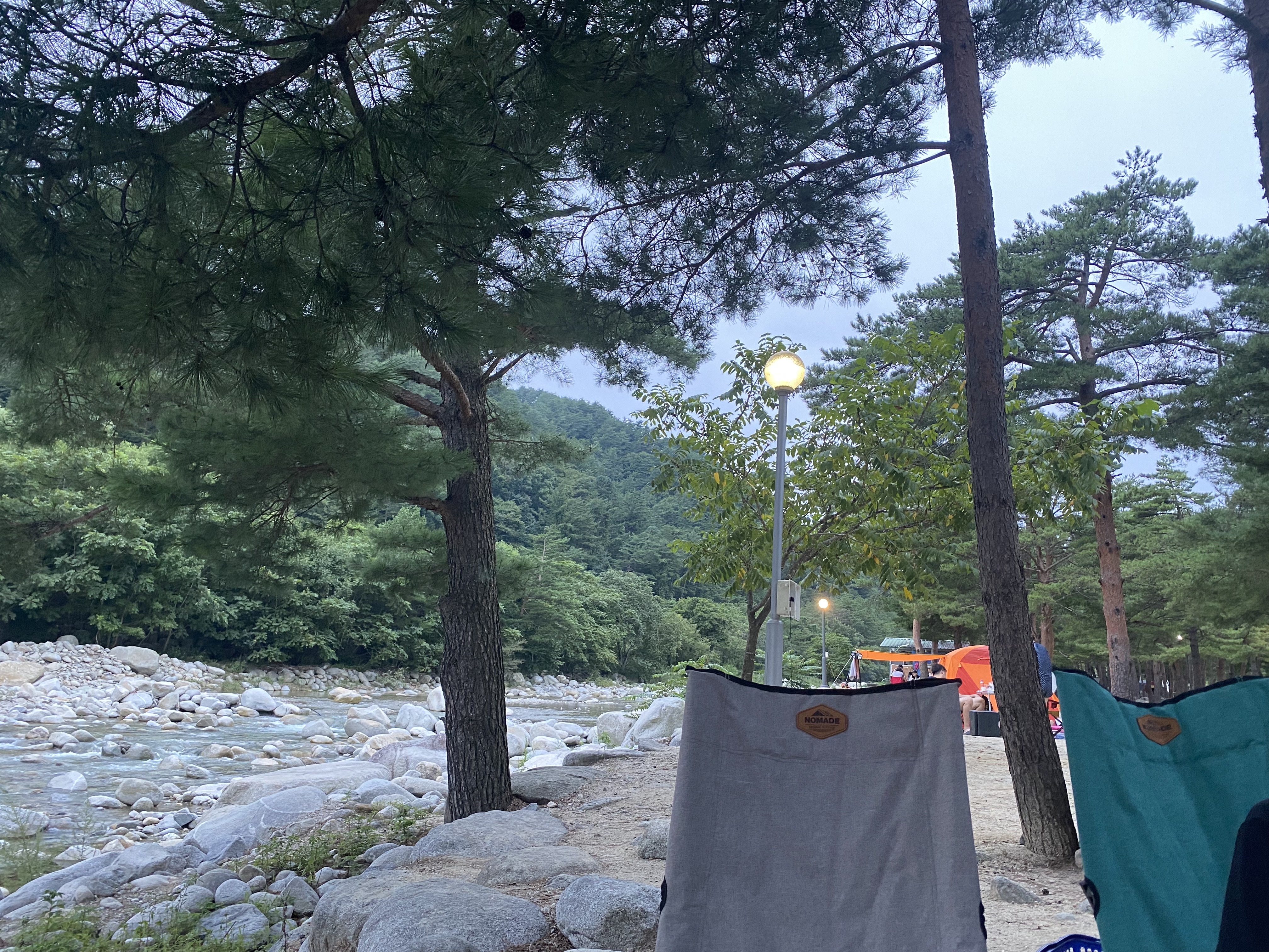 장천마을-캠핑장-계곡