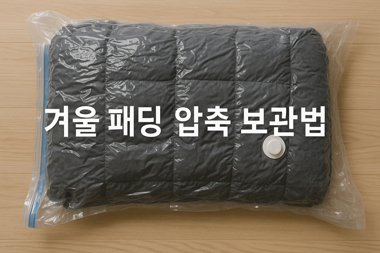 겨울 옷장 정리 필수 ✨ 패딩 압축 보관 완벽 가이드