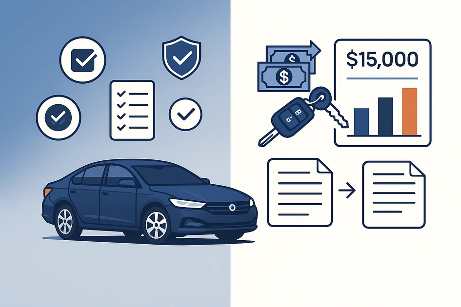 중고차 판매 가이드 썸네일 - 차량 점검부터 시세 확인, 명의이전까지 완벽 안내