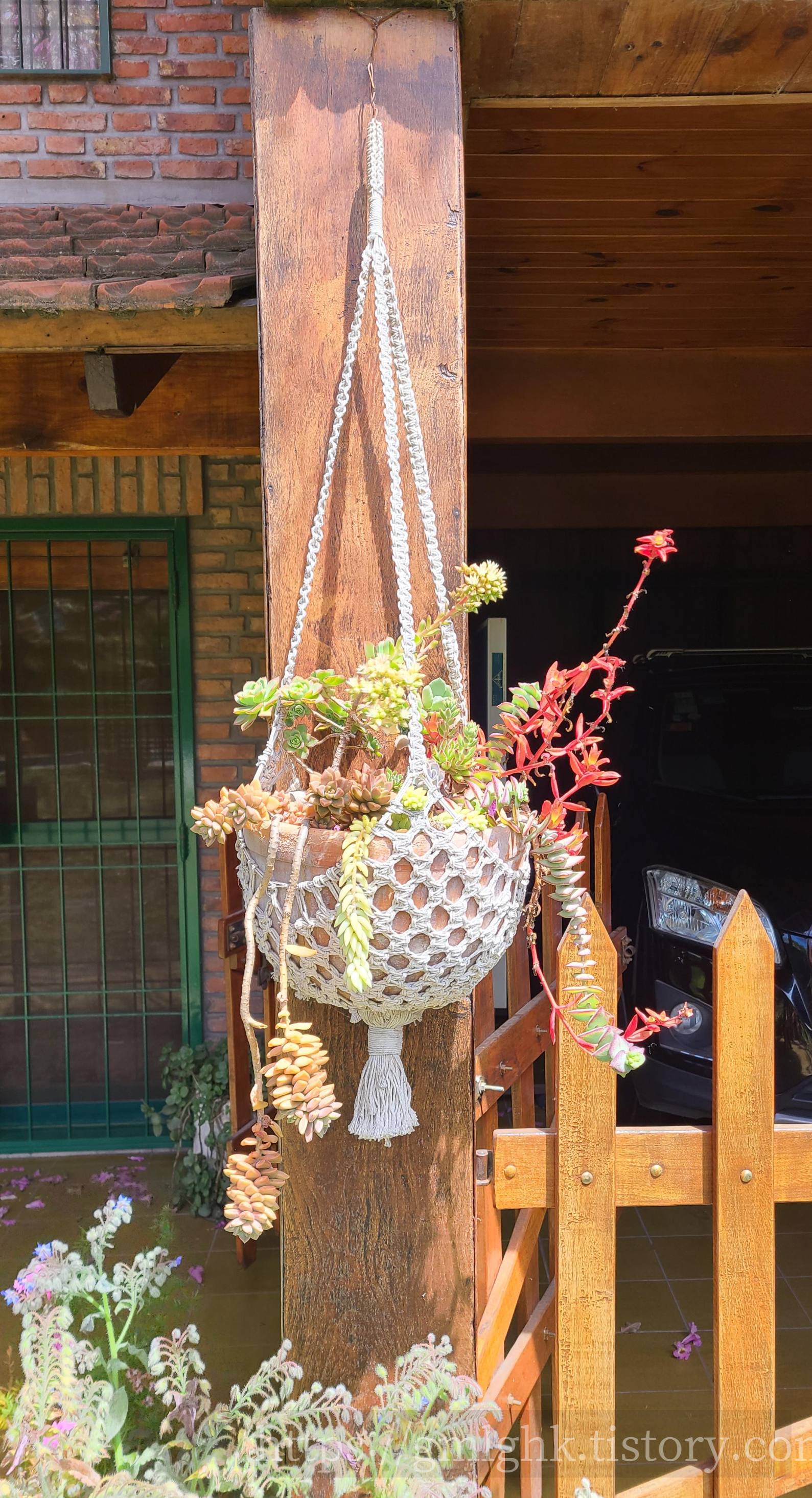 아르헨티나 날씨 10월 봄 마크라메 행잉