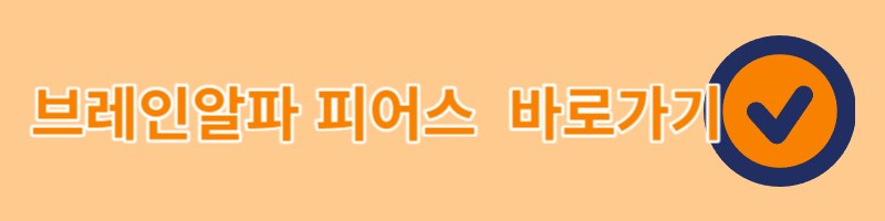 [뉴트리원] 브레인알파 피어스