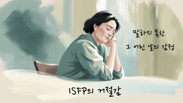 말하지 못한 그 어린 날의 감정에 관한 그림