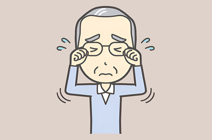 시력-저하를-느끼는-노인
