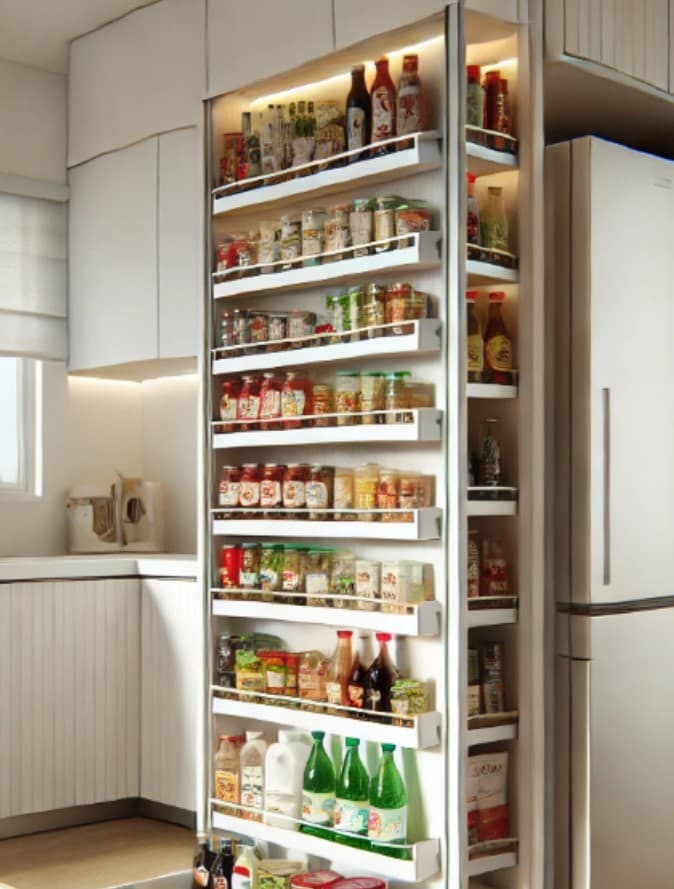 이동식 가구로 작은 집 틈새 공간을 효율적으로 사용하기